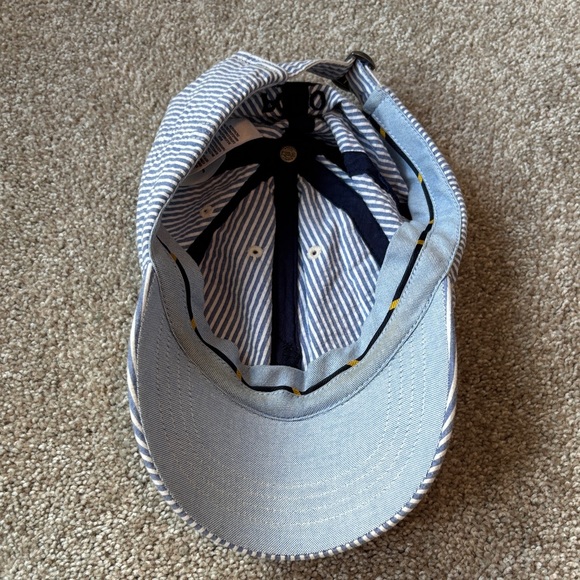 Polo by Ralph Lauren Blue and White Seersucker Hat - Picture 2 of 4